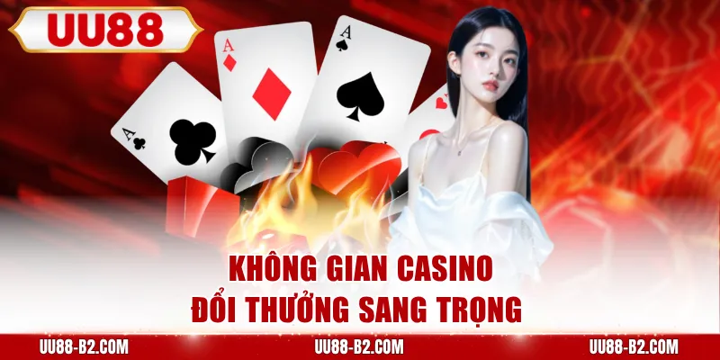 Không gian casino đổi thưởng sang trọng 